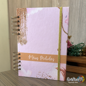 Caderno Meus Pedidos Confeitaria