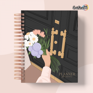 Planner Momentos - Permanente Folhas Internas Papel Offset 90g. 15x21 cm ou 19x22 cm Impressão 4x4 - Colorida F/V Capa com Laminação. Wire-o. Bolso de Papel, Divisórias com abas, Adesivos e fechamento com elástico